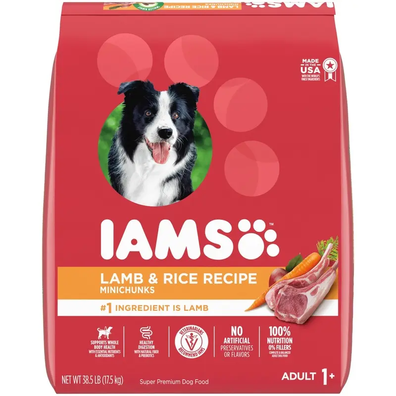 Iams 30lbs ProActive Health Dry Dog Food for All Dogs - Lamb & Rice