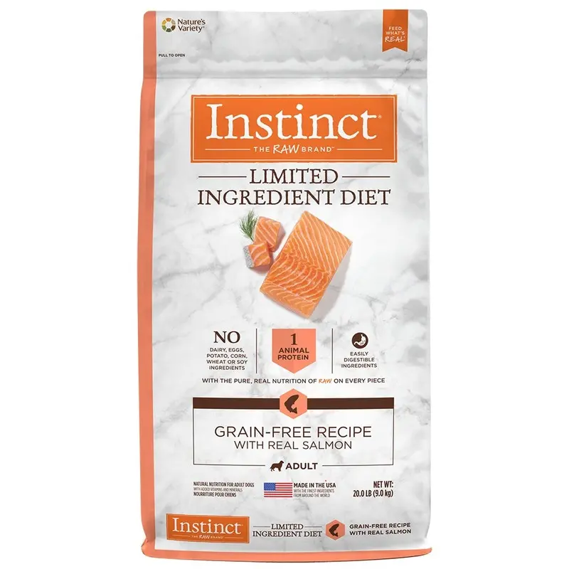 Nature's Variety Instinct Limited Ingredient Diet Salmon Dry Dog Food, 4 lb