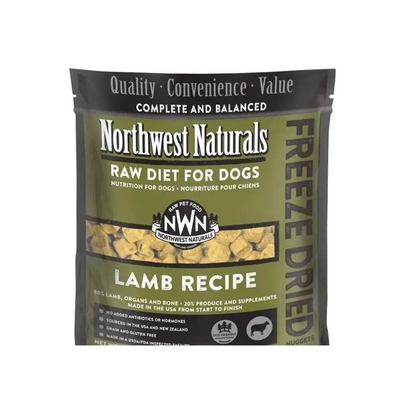 Northwest Naturals Freeze Dried Dog Nuggets Lamb 25 oz