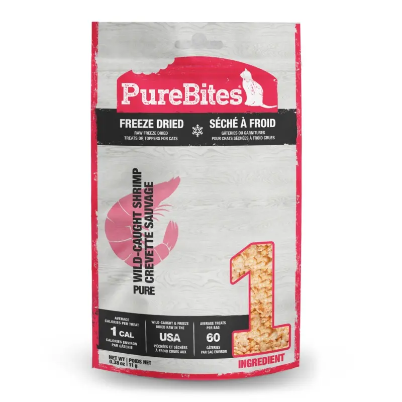 PureBites Freeze Dried Shrimp Cat Treats 3oz