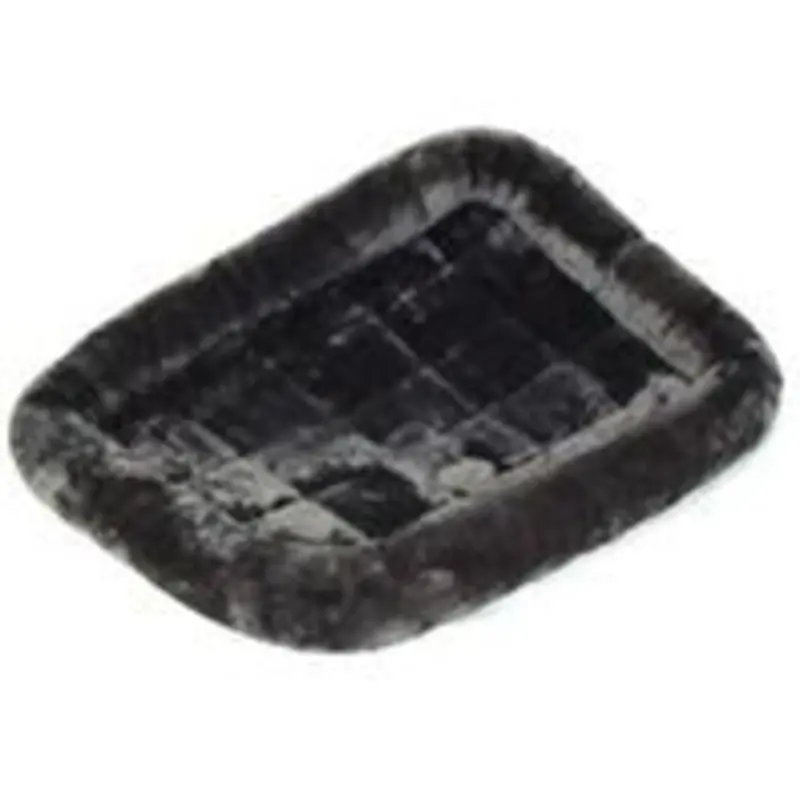 Midwest Quiet Time Bolstered Bed Grey 48 x 30in