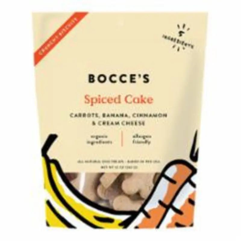 Bocces Bakery Dog Small Batch Biscuits Spiced Cake 12oz