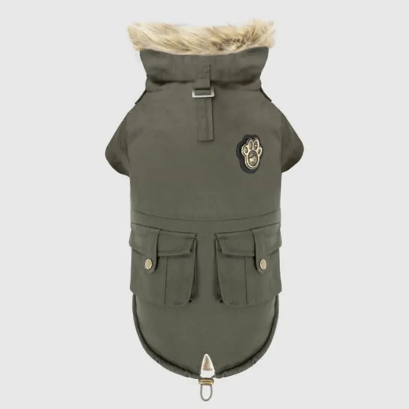 Canada Pooch Alaskan Army Green Parka Size 26