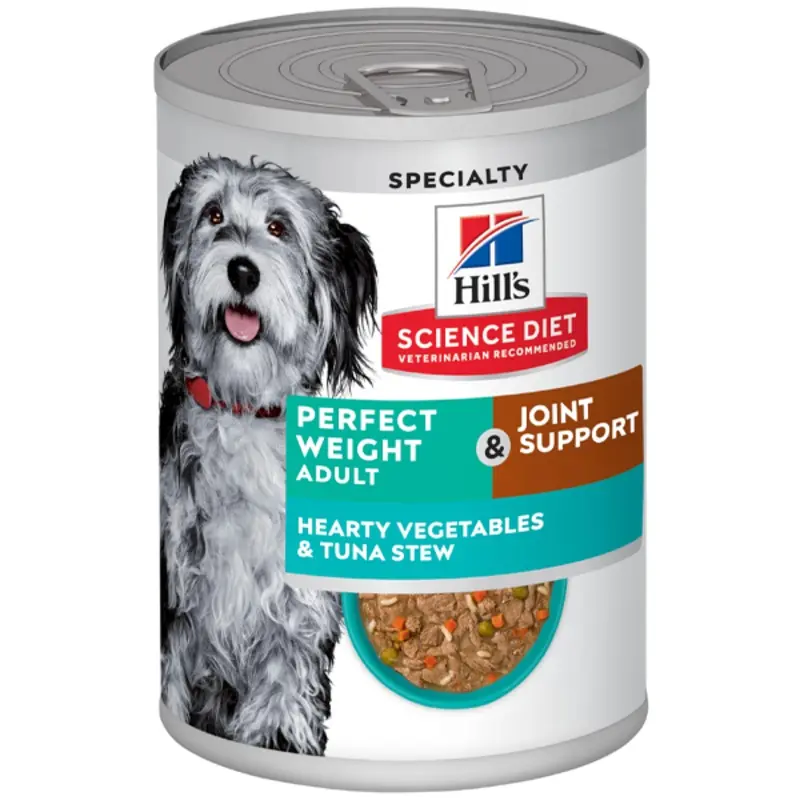Hill's Science Diet Dog Adult Perfect Weight & Joint Vegetable and Tuna Stew 12.5oz