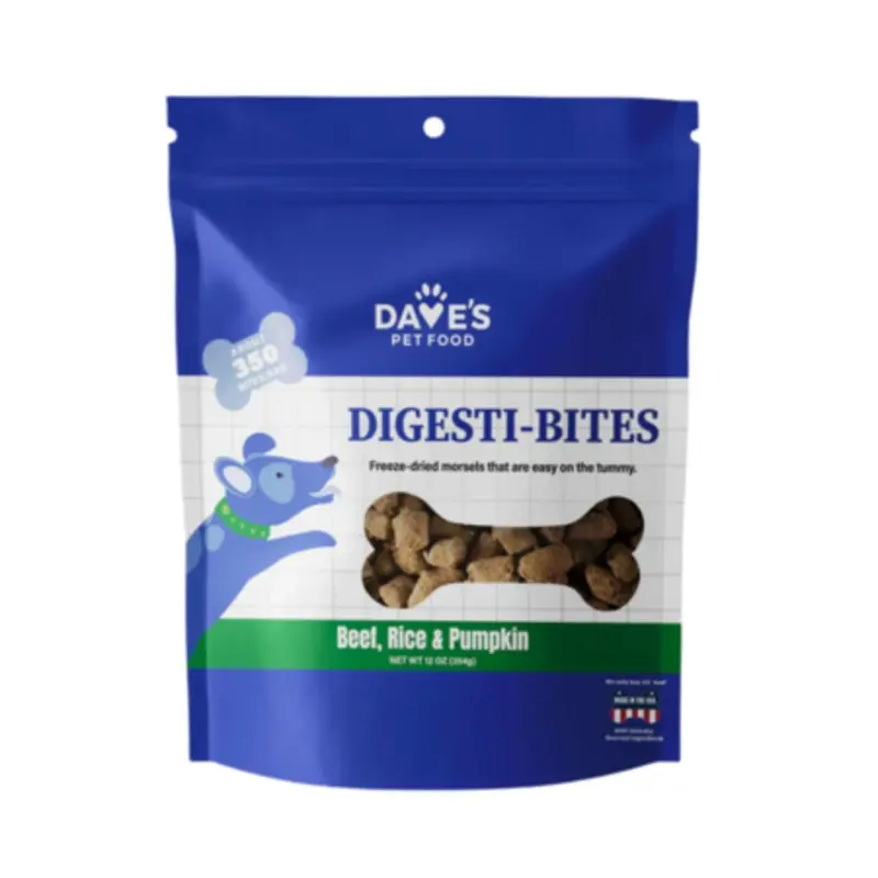 Dave's Dog Treat FD Digesti-Bites Beef 12 oz