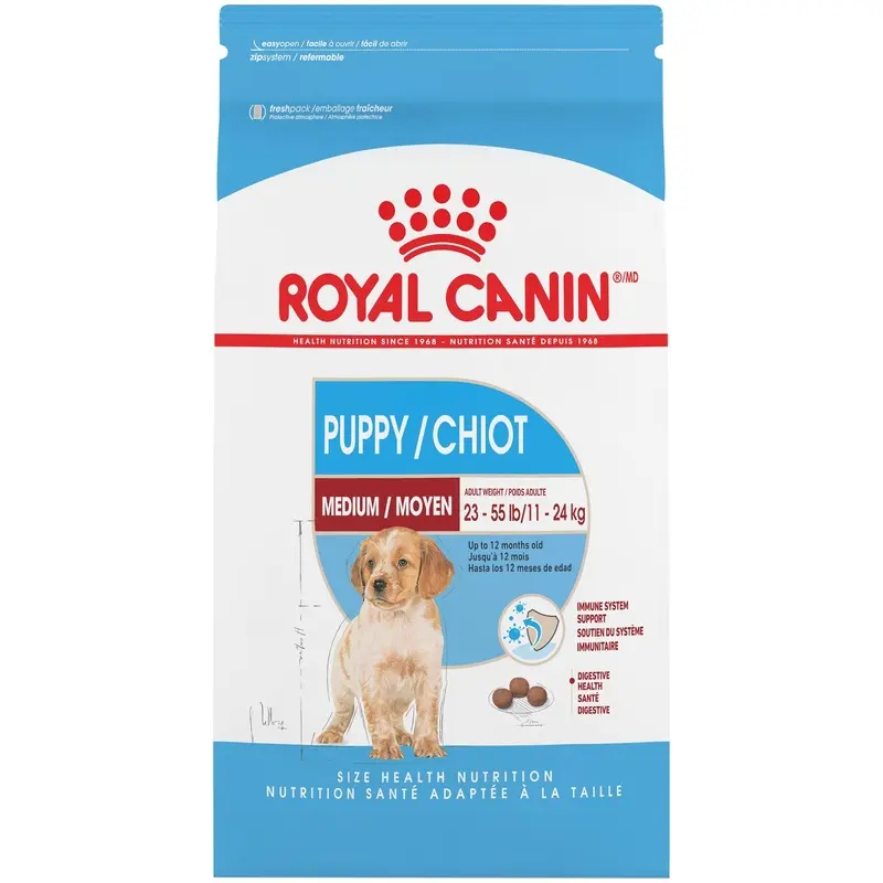 Royal Canin Medium Breed Puppy Dry Dog Food, 4lb