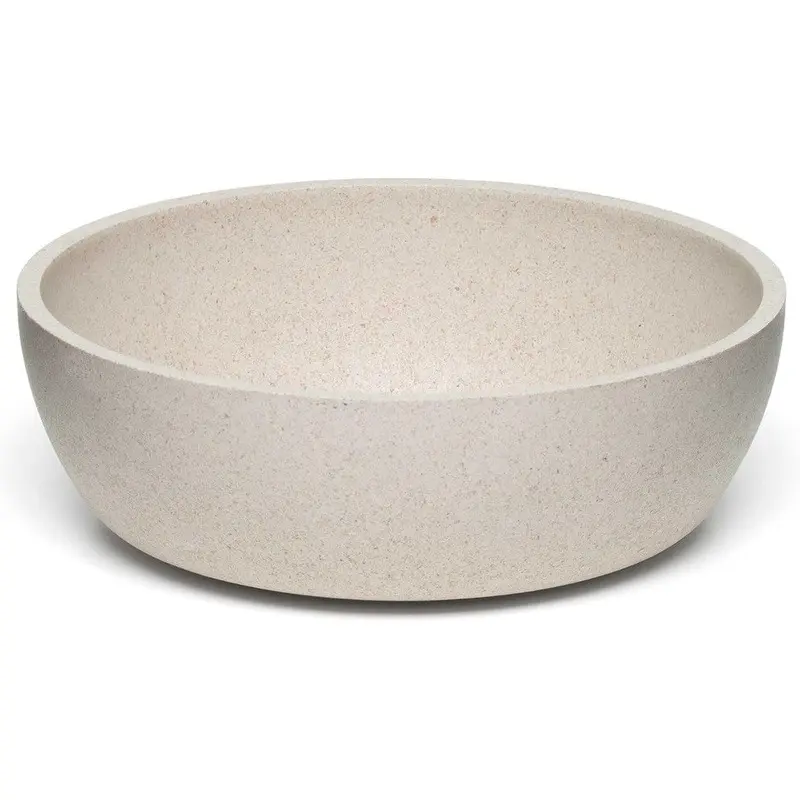 Loving Pets Dolce Bamboo Dog Bowl Oat Small