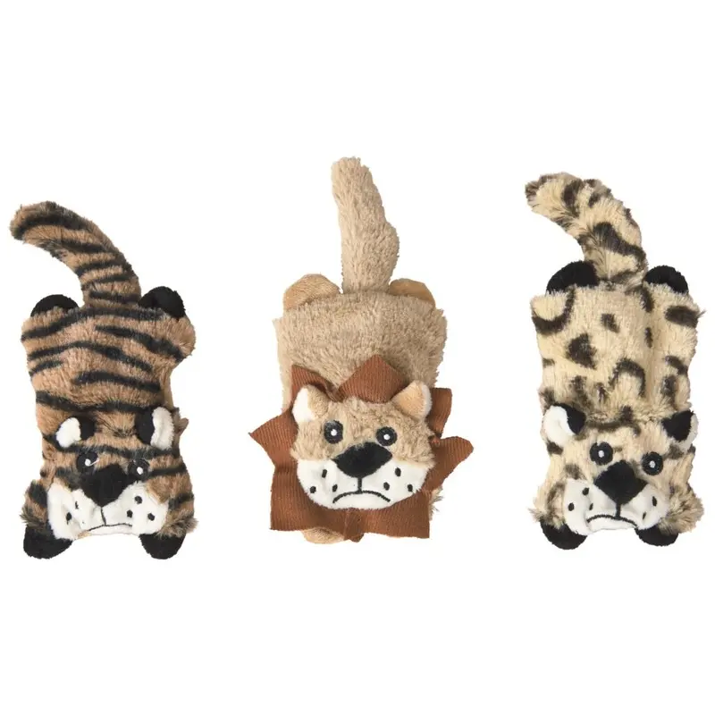 Spot Ethical Pet Dog Toy Lil Spots Flat Cats 5In Assorted