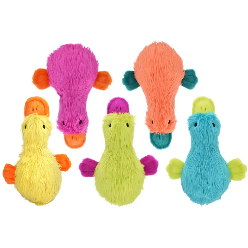Multipet Plush Dog Toy Duckworth 4in Assorted