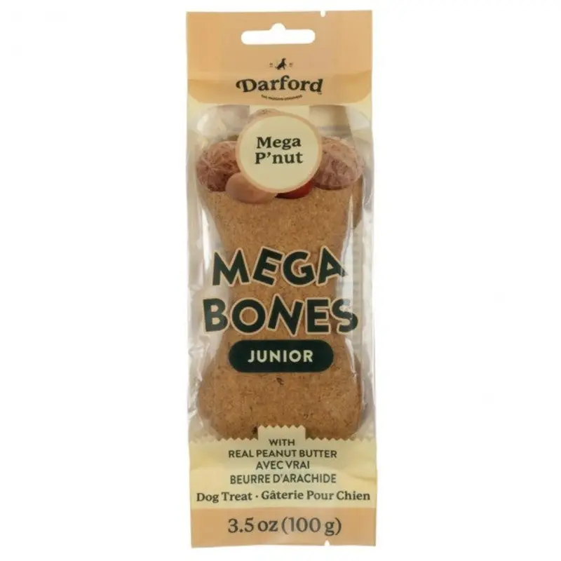 Darford Mega Bone Dog Treat P'Nut Junior 3.5oz