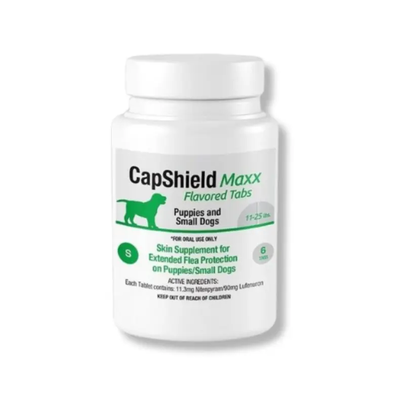 Capshield Maxx Beef Flavored Flea Tablets for Dogs 6ct 11-25lb