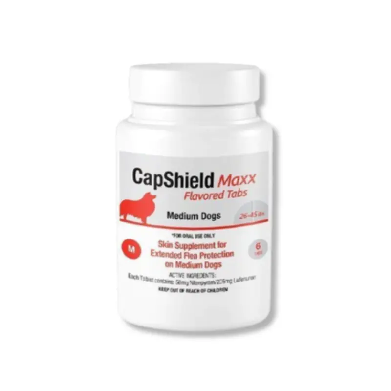 Capshield Maxx Beef Flavored Flea Tablets for Dogs 6ct 26-45lb