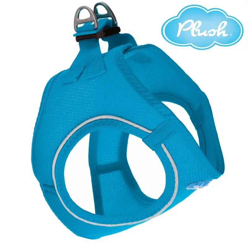 Plush Step In Dog Harness Small Cornflower