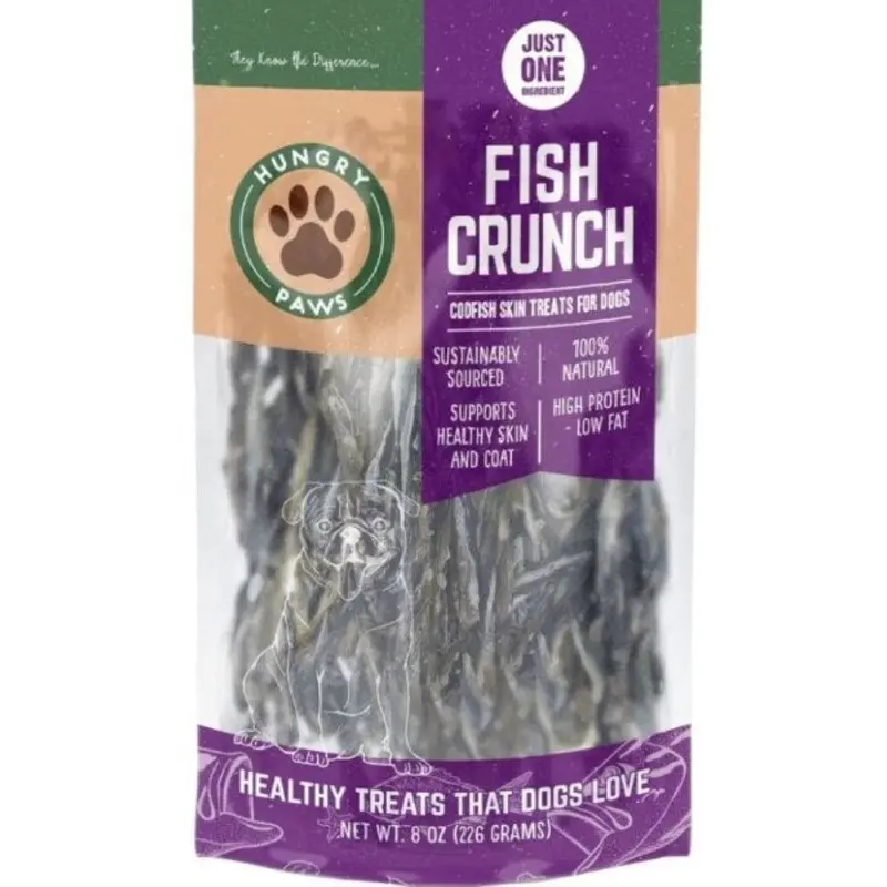 Hungry Paws Skin Twist Single Ingredient Cod Dog Treat 8oz