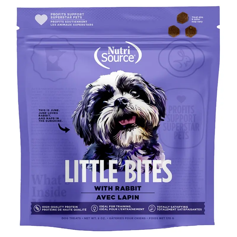 Nutrisource Element Little Bites Dog Treat 6oz Rabbit