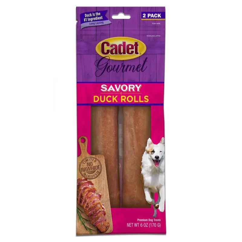 IMS Cadet No Hide Dog Chew Duck Rolls 2pk