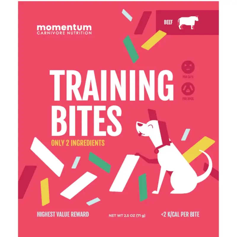 Momentum Dog Training Bites Beef 2.5oz