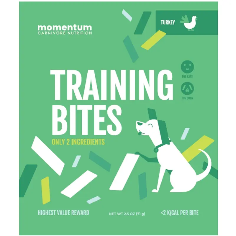 Momentum Dog Training Bites Turkey 2.5oz