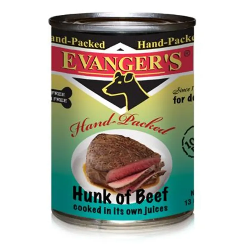 Evanger's Super Premium For Dogs Hunk of Beef, 13oz