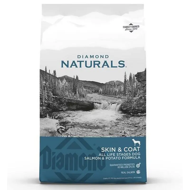 Diamond Naturals Skin & Coat Salmon & Potato Dry Dog Food, 30 Lb