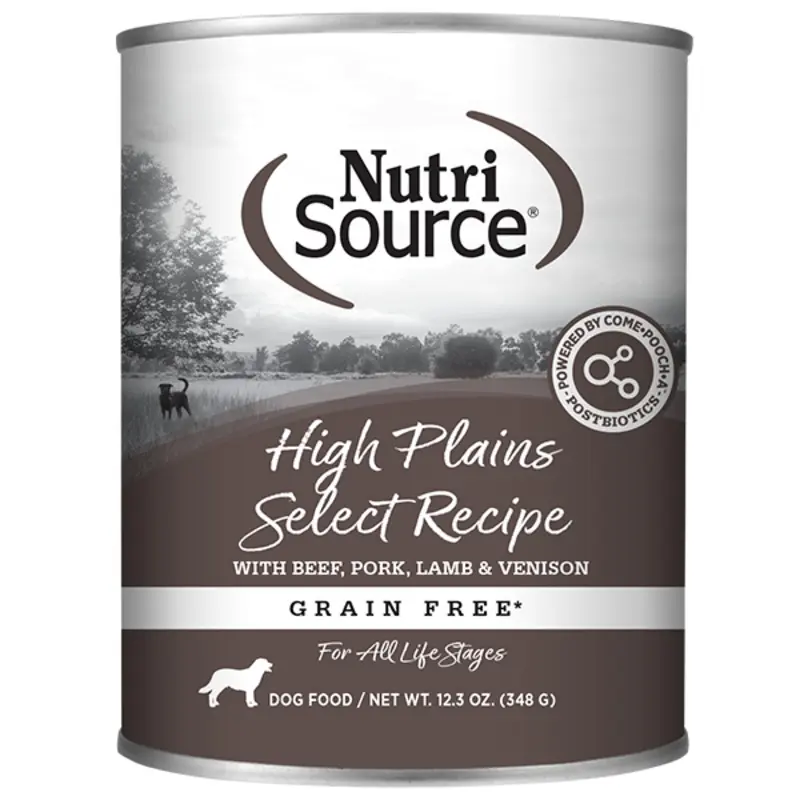 NutriSource Dog Grain Free High Plains Select 12.3oz