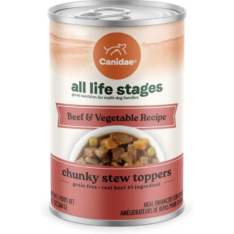 Canidae All Life Stages Beef & Vegetable Chunky Stew Canned Dog Food 12.7oz