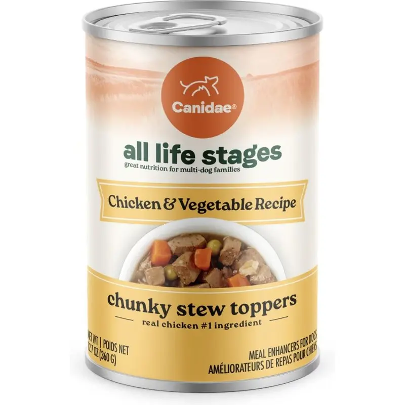 Canidae All Life Stages Chicken & Vegetable Chunky Stew Canned Dog Food 12.7oz