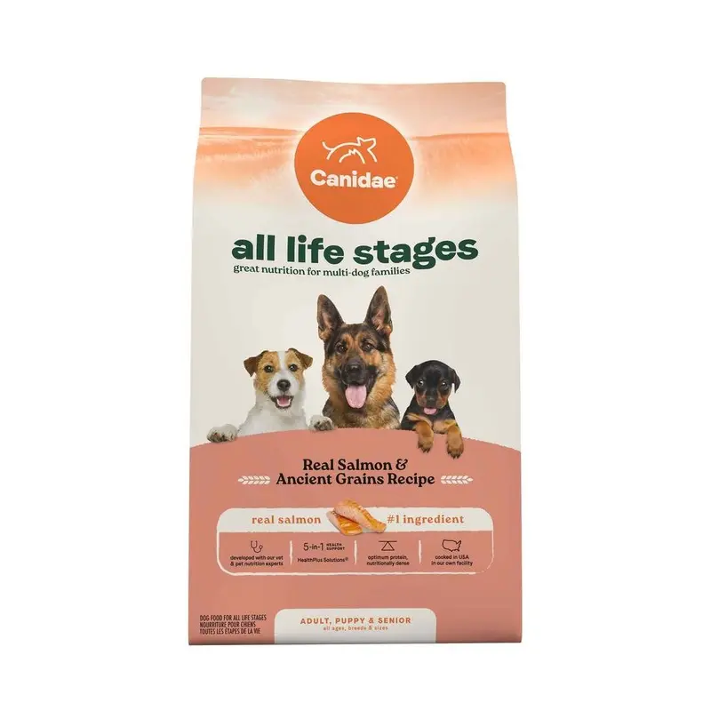Canidae All Life Stages Dry Dog Food, Real Salmon & Ancient Grains Recipe, 5lb