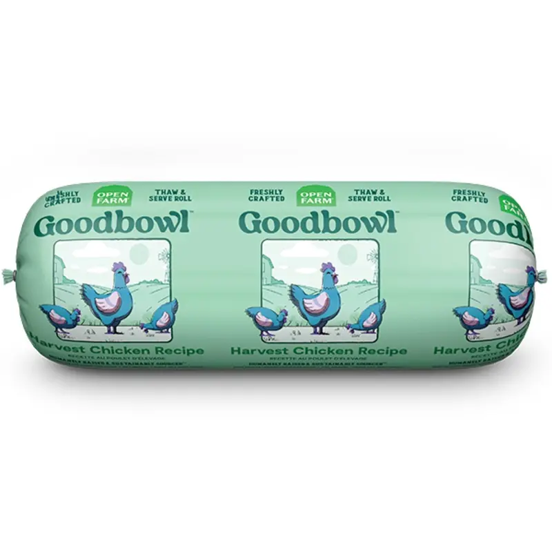 Open Farm Dog Goodbowl Roll Harvest Chicken 28oz