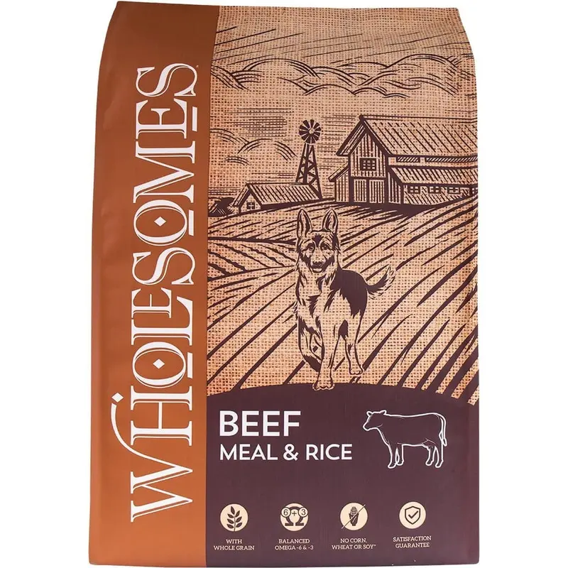Sportmix Wholesomes Beef Meal and Rice Dry Dog Food 40