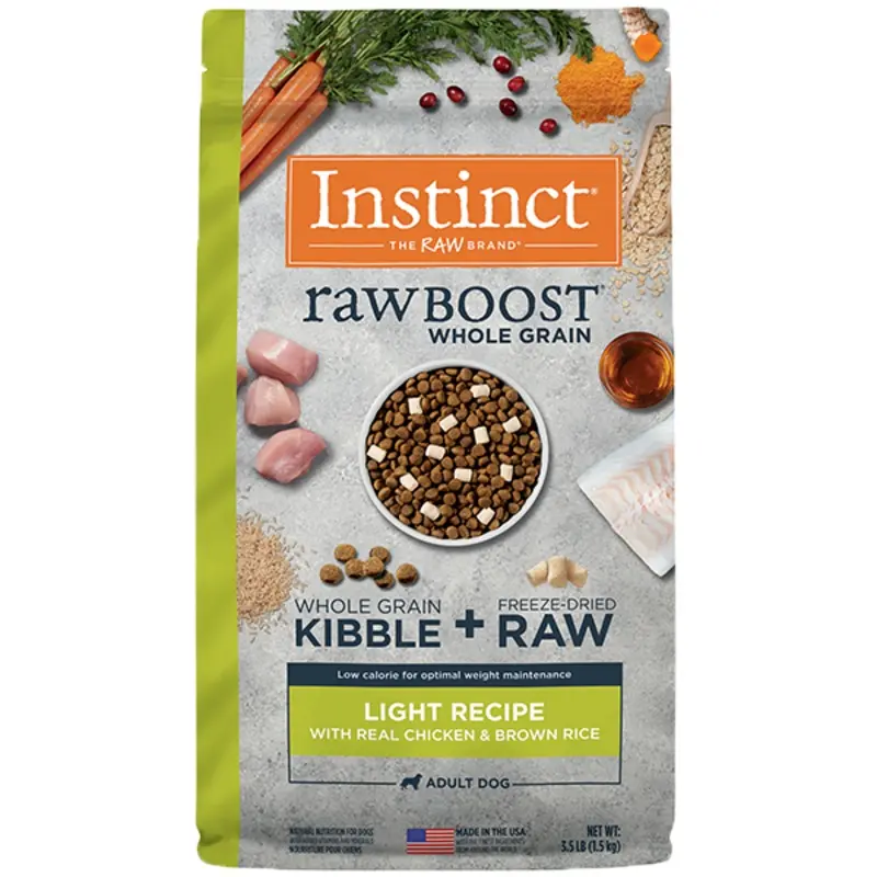 Instinct Dog Raw Boost Light Chicken & Brown Rice 3.5lb