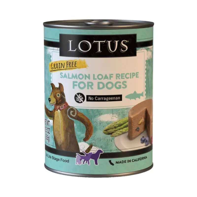 Lotus Loaf Salmon Recipe Wet Dog Food 12.5oz