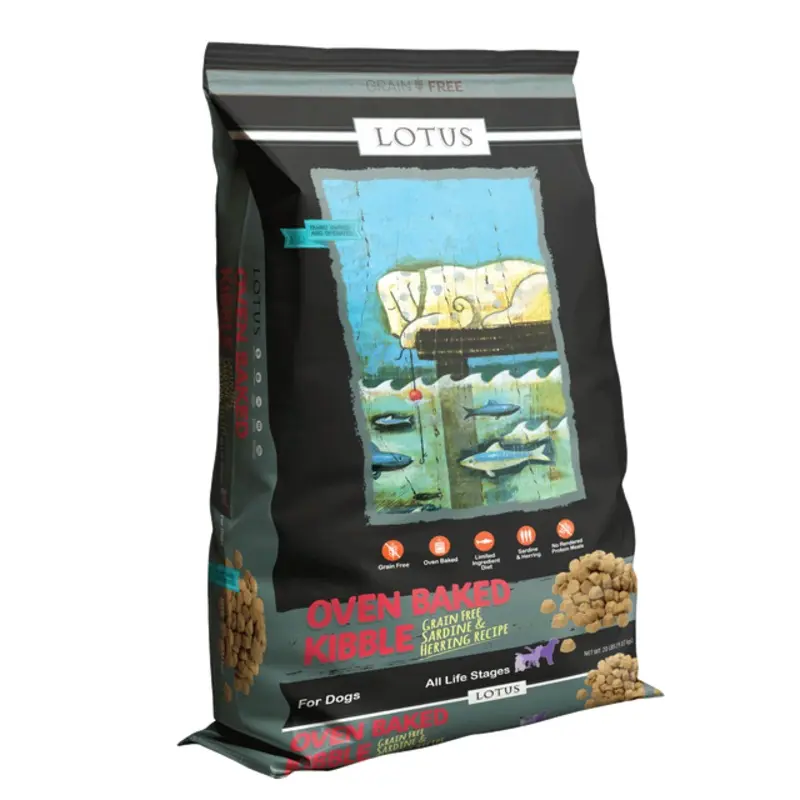 Lotus Regular Bites Sardine Recipe Dry Dog Food 20lb