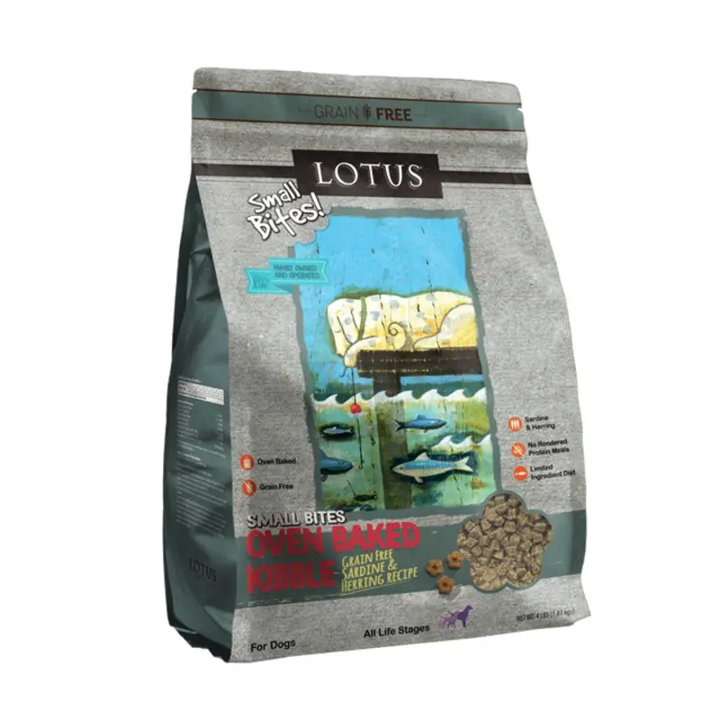 Lotus Small Bites Sardine Recipe Dry Dog Food 4lb