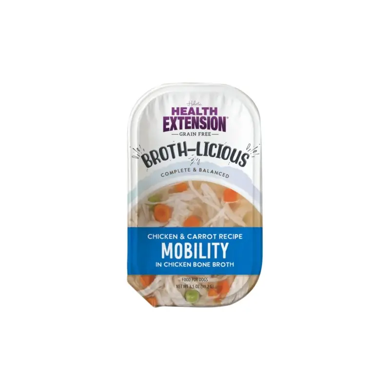 Health Extension Broth-licious Chicken and Carrot Dog Food 3.5oz