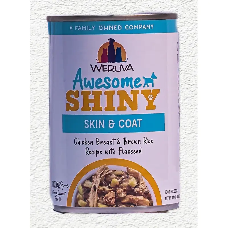 Weruva Awesome Shiny Chicken & Rice Dog Canned Food 14 oz