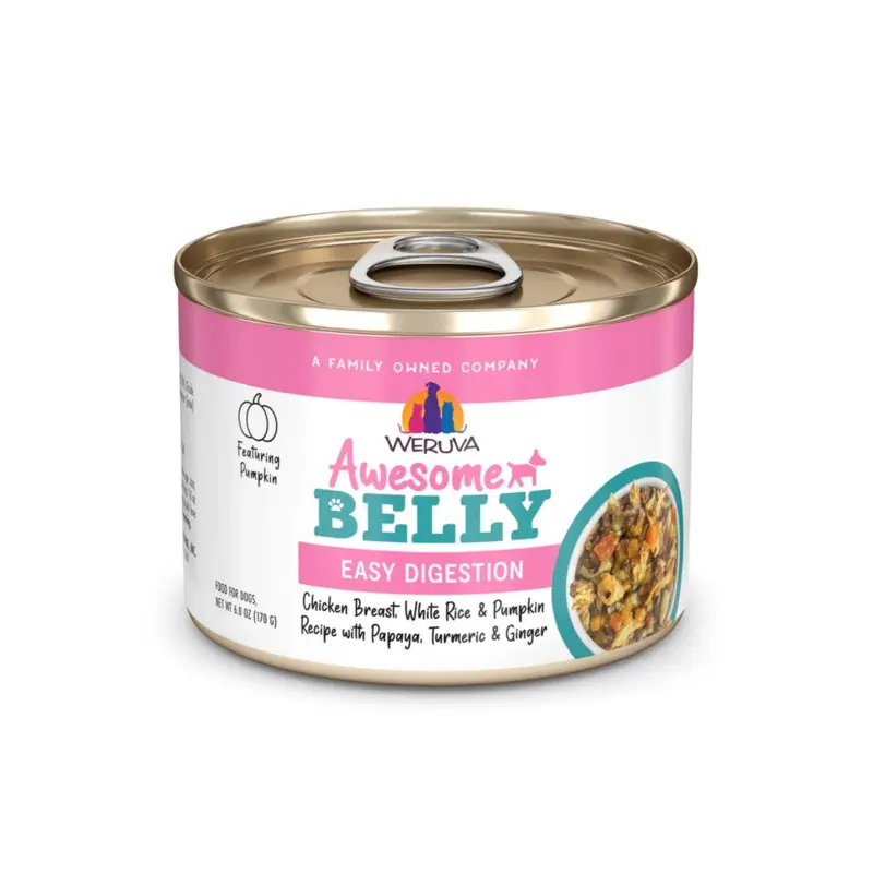 Weruva Dog Can Awesome Belly Chicken Veggie 6 oz