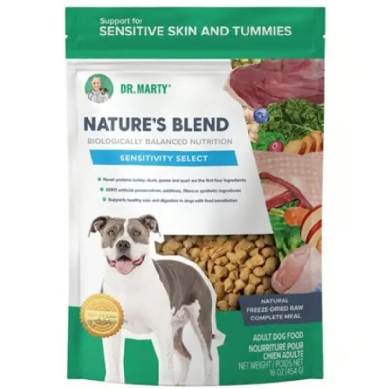 Dr. Martys Natures Blend Sensitivity Select Freeze Dried Dog 48 oz