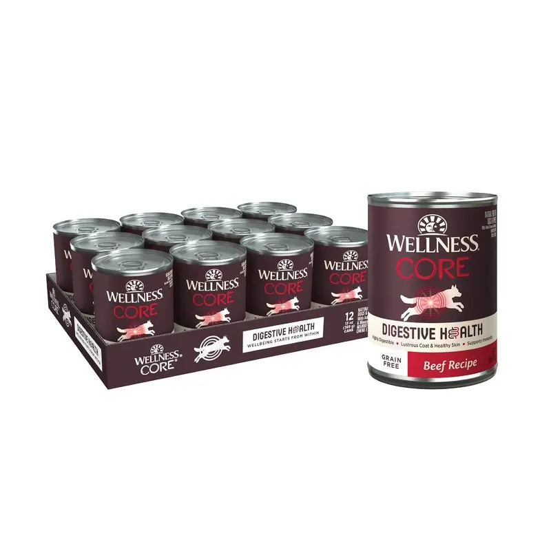 Wellness CORE Digestive Health Beef Grain Free Wet Dog Food 13oz Can