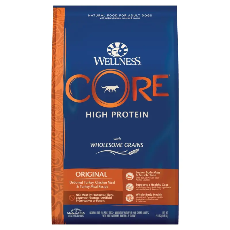 Wellness CORE Wholesome Grains Original Recipe 24lb Bag