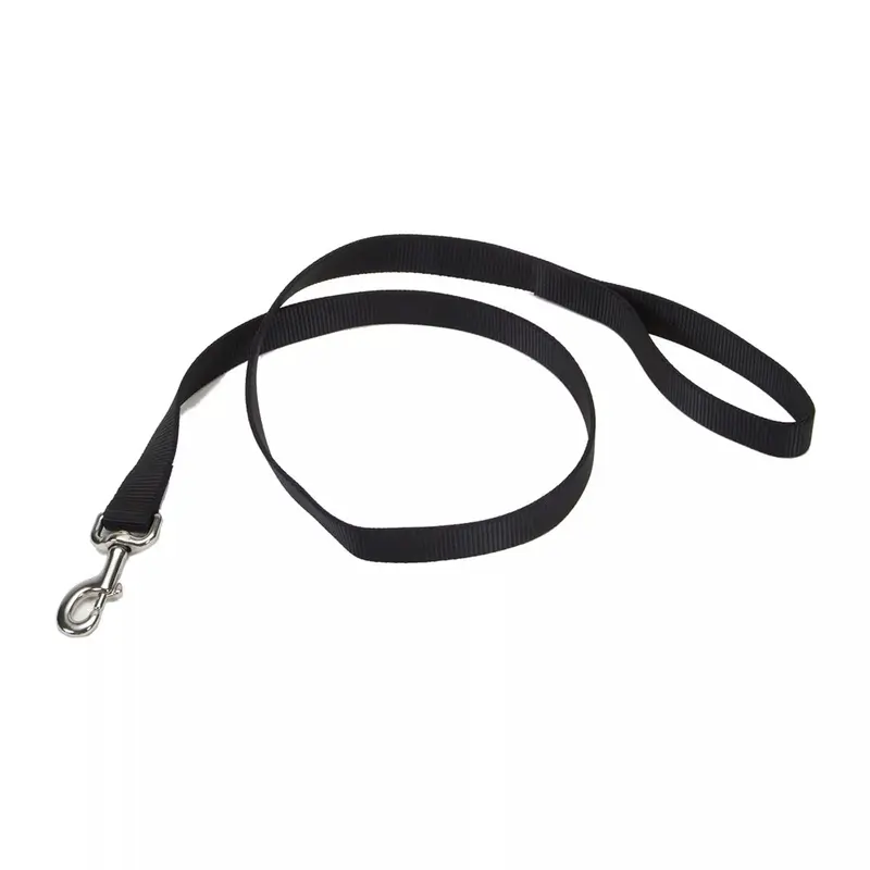 Coastal Single Ply 6ft Long 5/8in Dog Leash Black