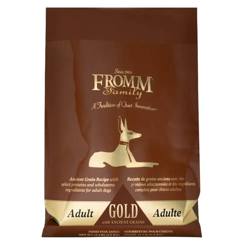 Fromm Family Adult Gold with Ancient Grains Food for Dogs 15 lb