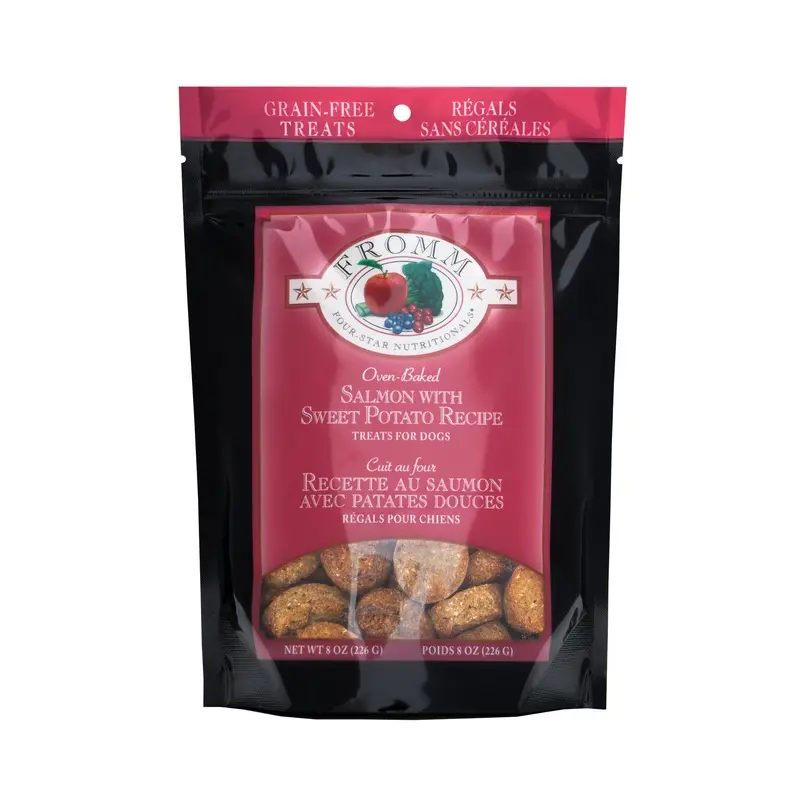 Fromm Four-Star Nutritionals  Salmon with Sweet Potato Recipe Treats for Dogs 8 oz