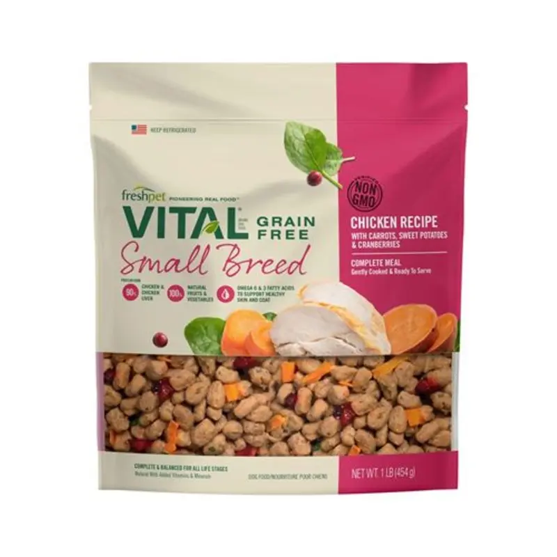 Freshpet Vital Small Breed Grain Free Complete Meals, 1 Lb