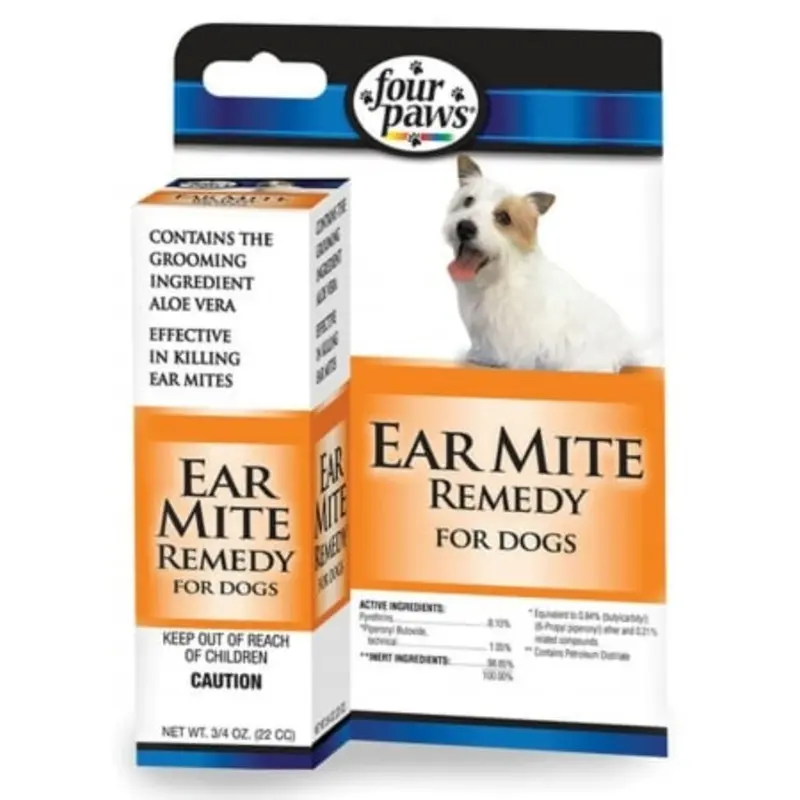 Four Paws Ear Mite Remedy for Dogs