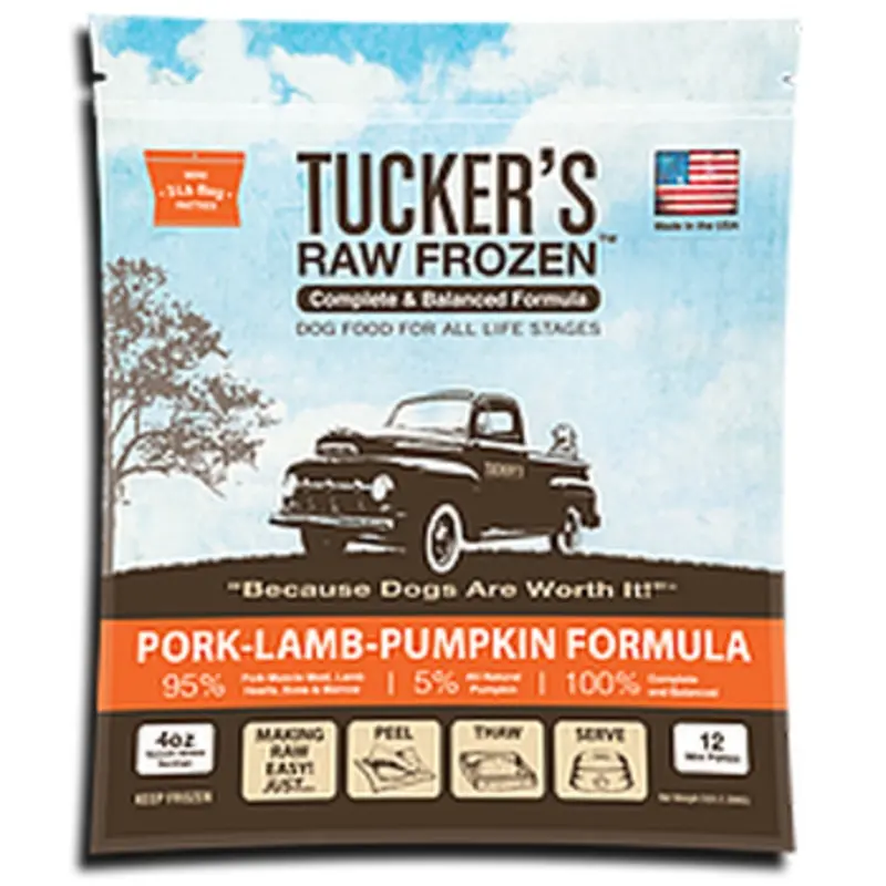 Tucker's Bones Bs77811 Tuckers Pork, Lamb And Pumpkin Formula Dog Food, 6 Lb