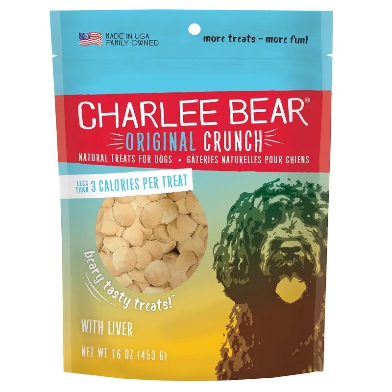 Charlee Bear Liver Dog Treats 16oz