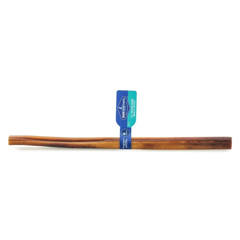 Barkworthies Odor Free Dog Bully Stick, 0.08 LBS