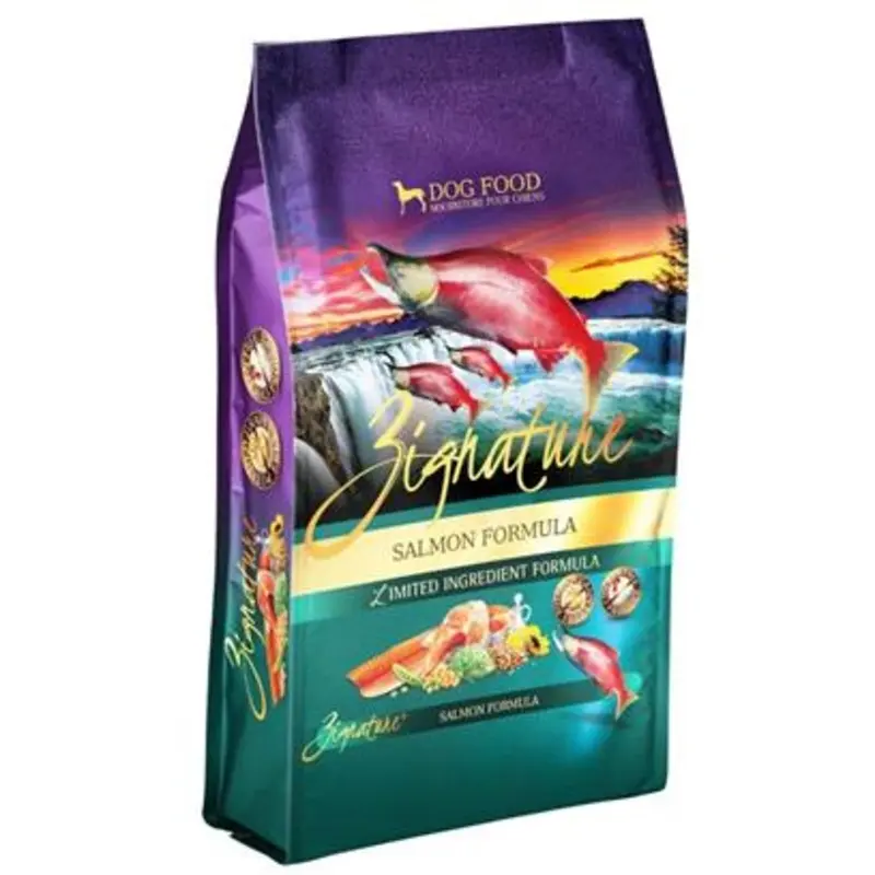 Zignature Salmon Formula Dry Dog Food, 4 Lb