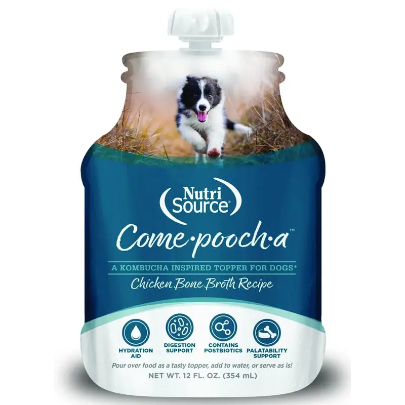 Nutri Source 12oz Come Pooch-A Broth Chicken Recipe Dog Food